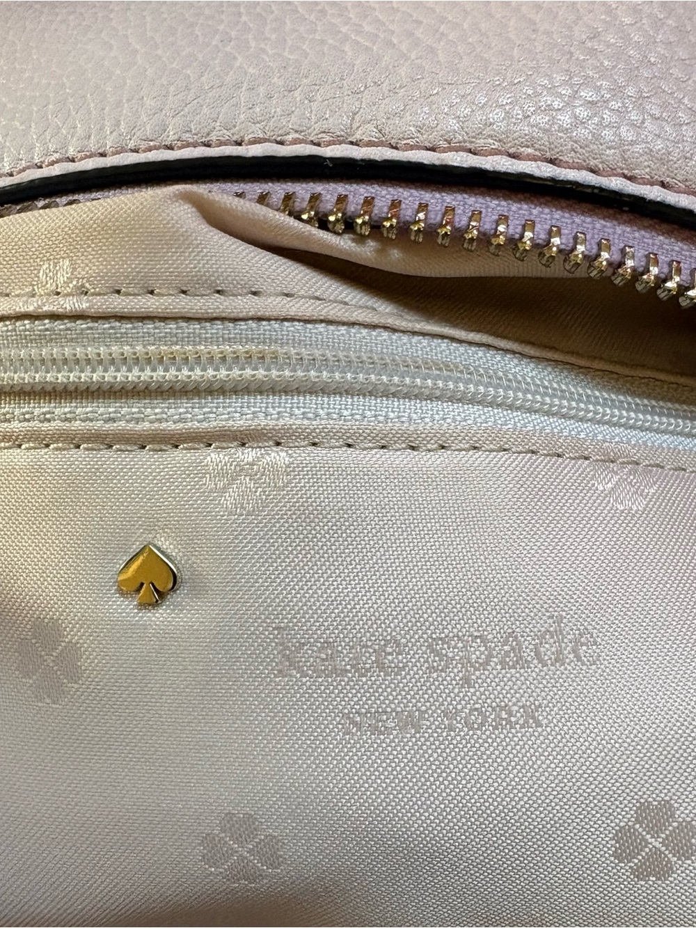 kate spade Pale Pink Pebbled Leather Crossbody Bag - Picture 12 of 13